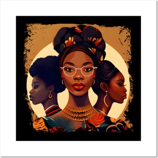 Black History Month T-Shirt Posters and Art